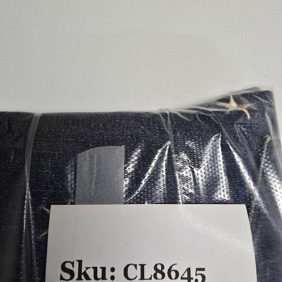 Judy Blue Jeans Womens 11/30 Blue Skinny Raw Hem Embroidered Star Stretch New - Picture 12 of 12